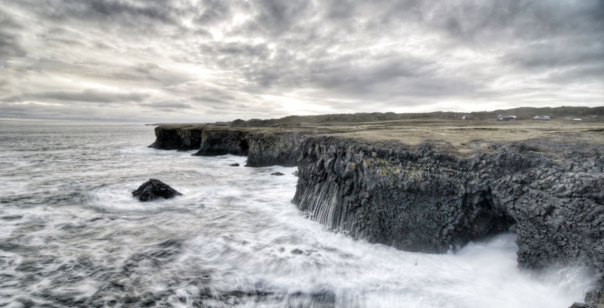Arnarstapi cliff viewpoint, Iceland