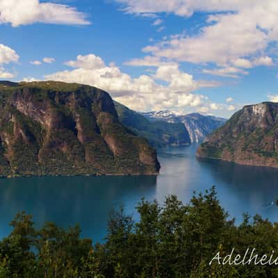 Aurlandsfjord near Aurland, Norway