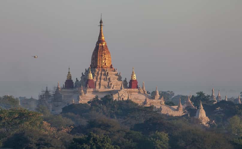 Bagan from Pyathada Temple