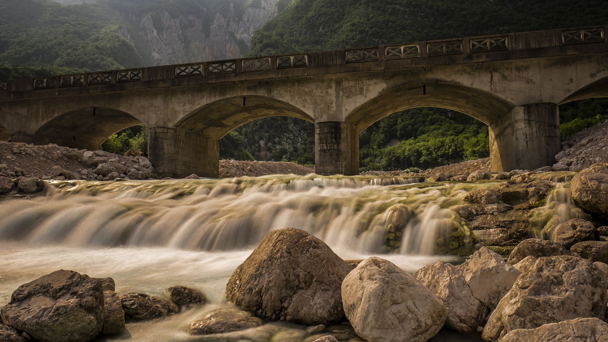 Bridge over Boka, Slovenia