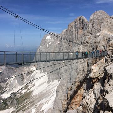 Bridge on the Dachstein Glacier, Austria
