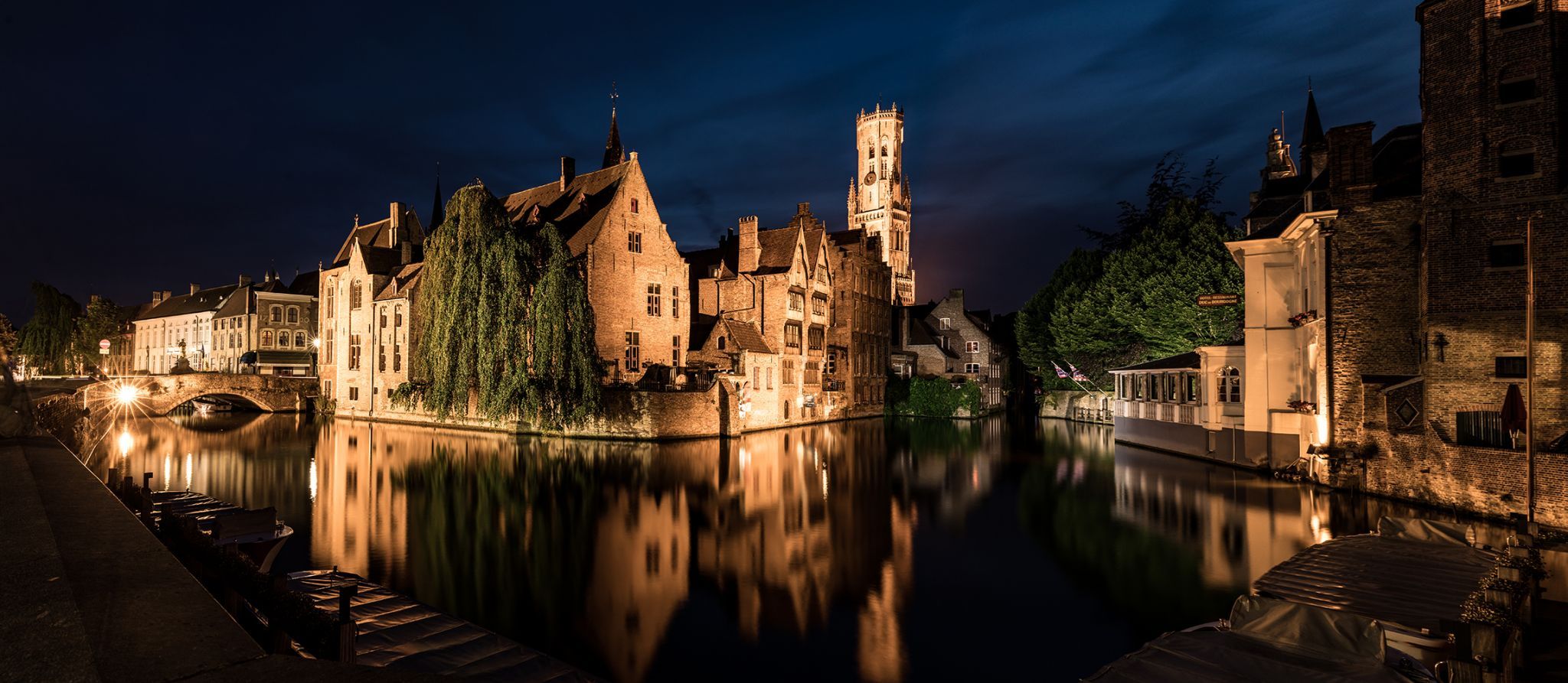 Typical view of Bruges, Belgium
