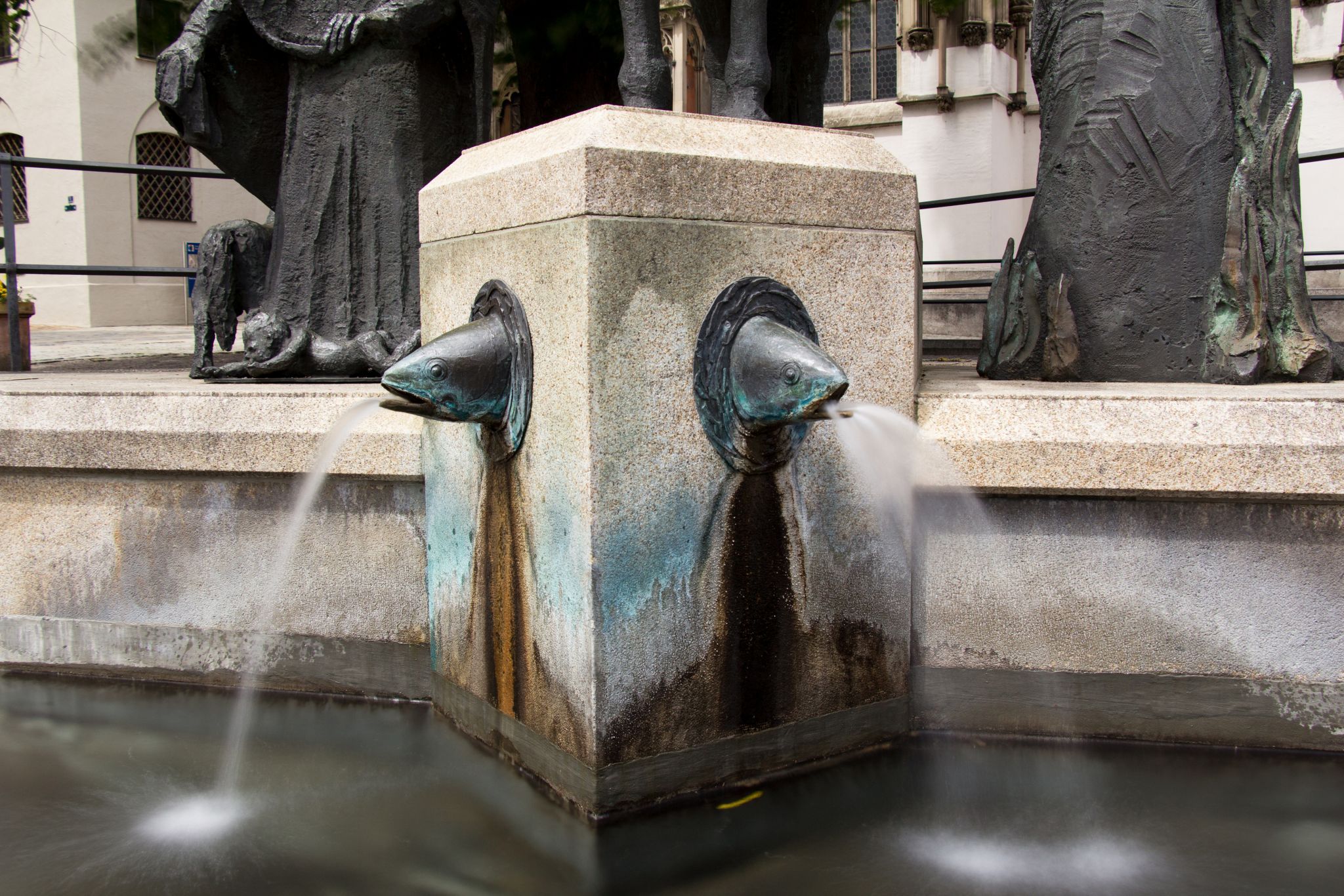 Fountain on the Cathedral Square, Augsburg, Germany
