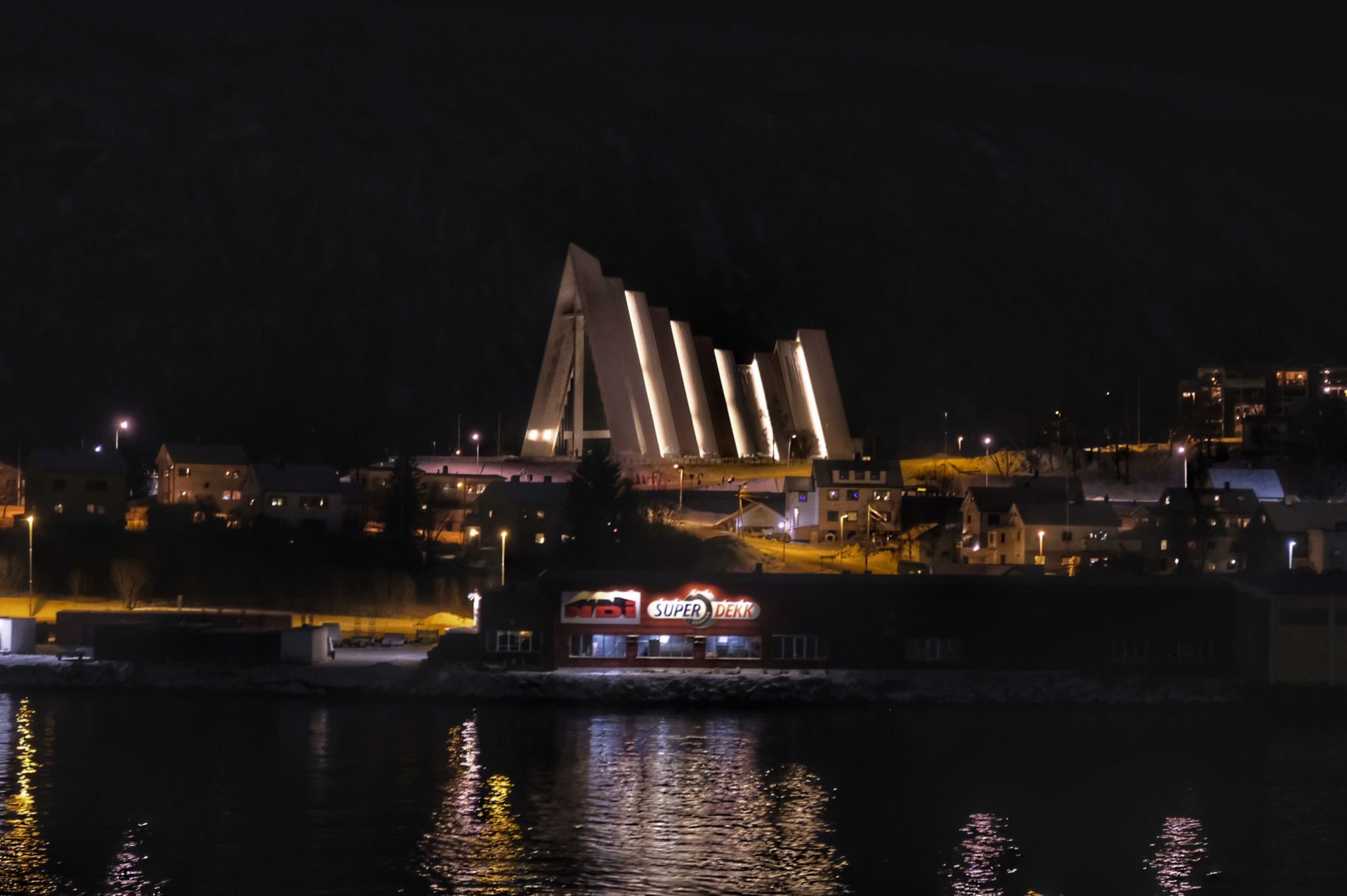 Bruvegen. Tromsø Bridge., Norway