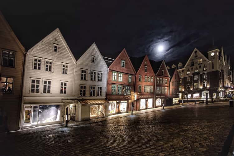 Bryggen - Bergen, Hordaland, Norway