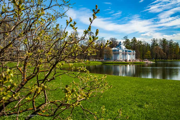 Catherine park grotto Pushkin