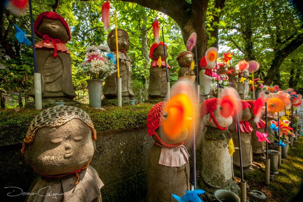 Child statues Zojo-ji Temple Cemetery  Tokyo, Japan