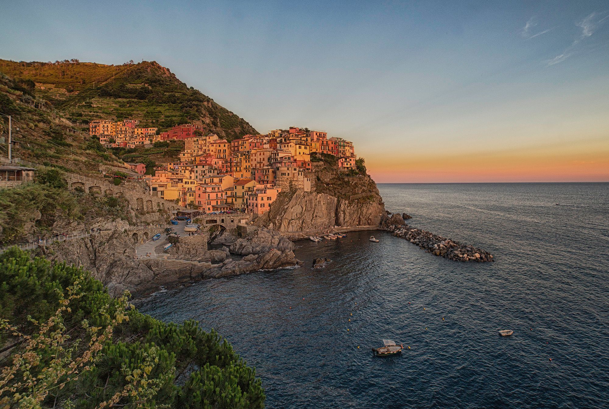 Cliffs of Manarola, Italy