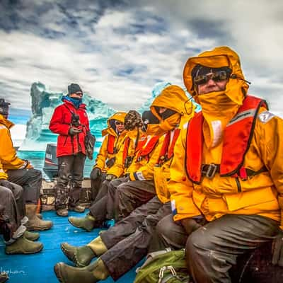 Cruising amongst the icebergs Antarctica, Antarctica