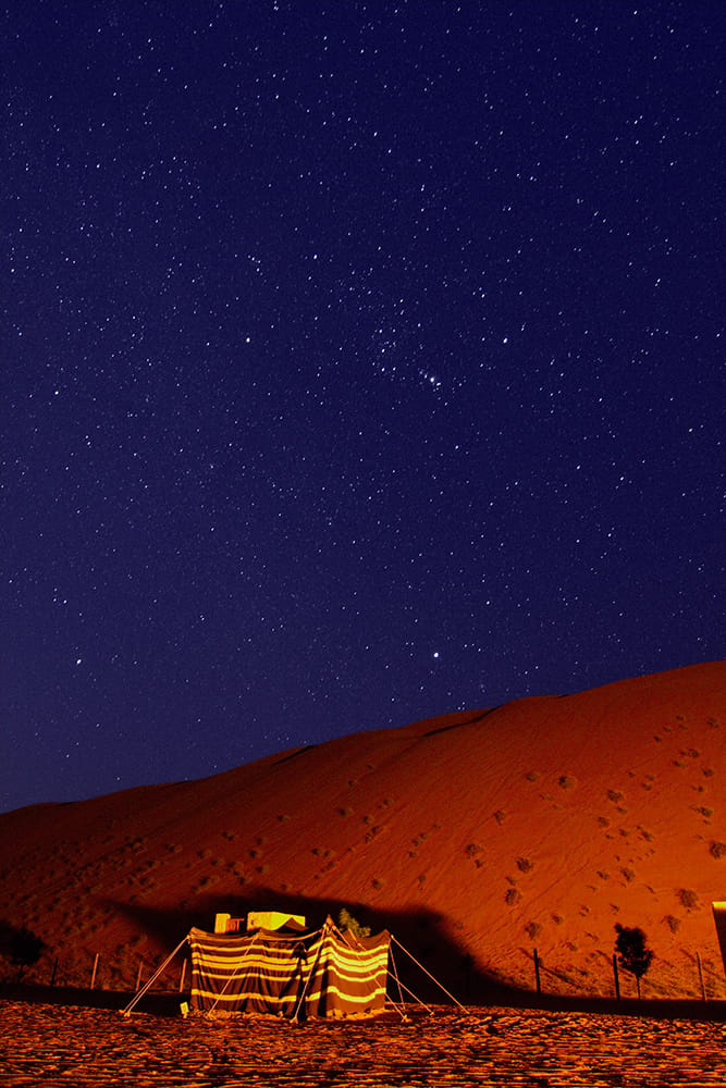 Desert retreat camp, Oman