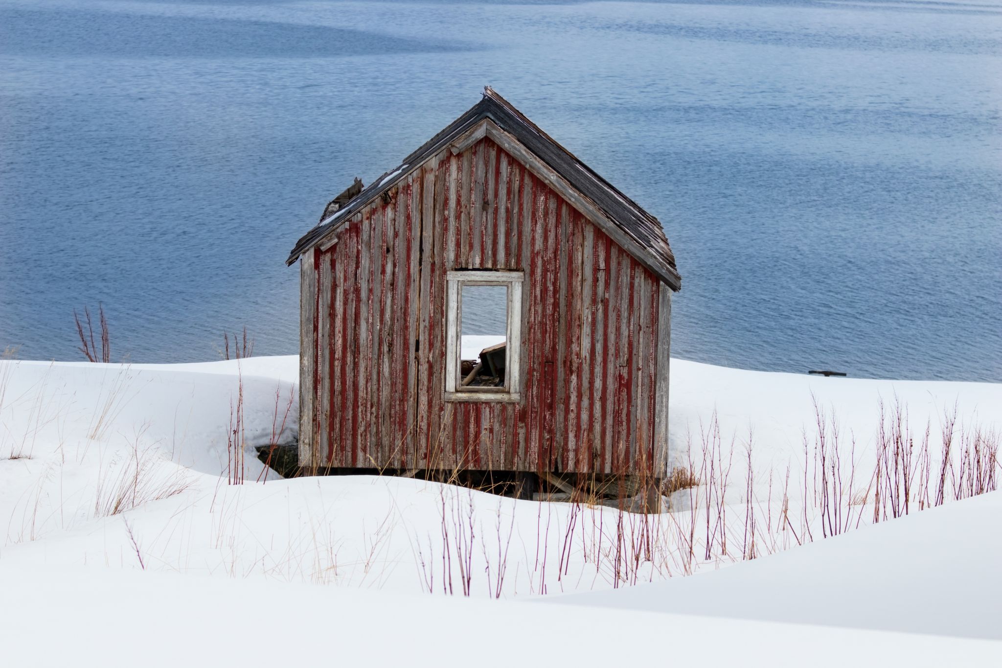 Deserted fishing hut, Norway