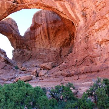 Double arch at Arches National Park in Utah USA, USA