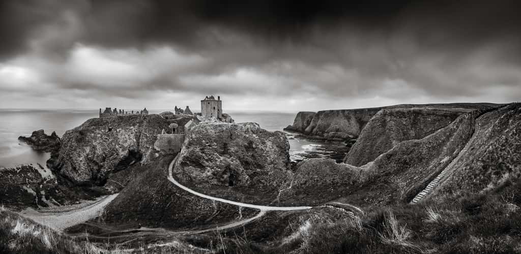 Overview of Dunnottar Castle