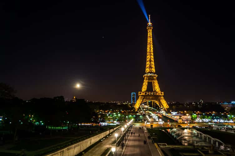 Eiffel Tower from Trocadero, Paris