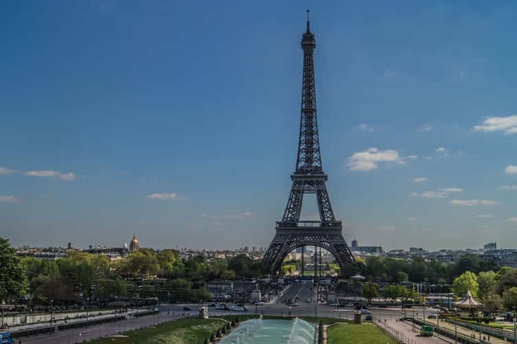Eiffel Tower from Trocadero, Paris