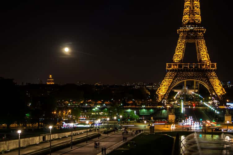 Eiffel Tower from Trocadero, Paris