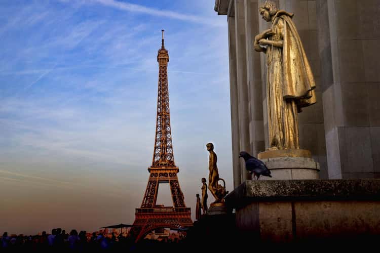 Eiffel Tower from Trocadero, Paris