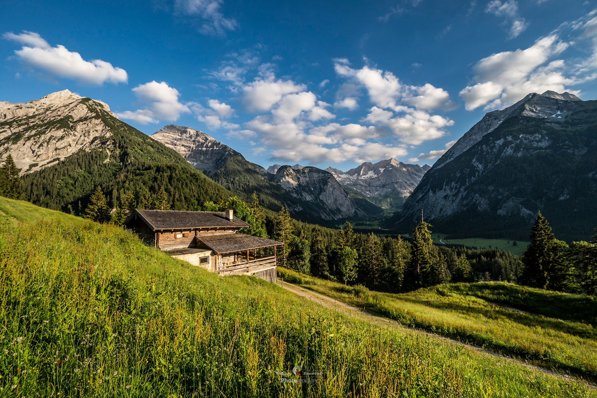 Eng view to the Karwendel, Austria