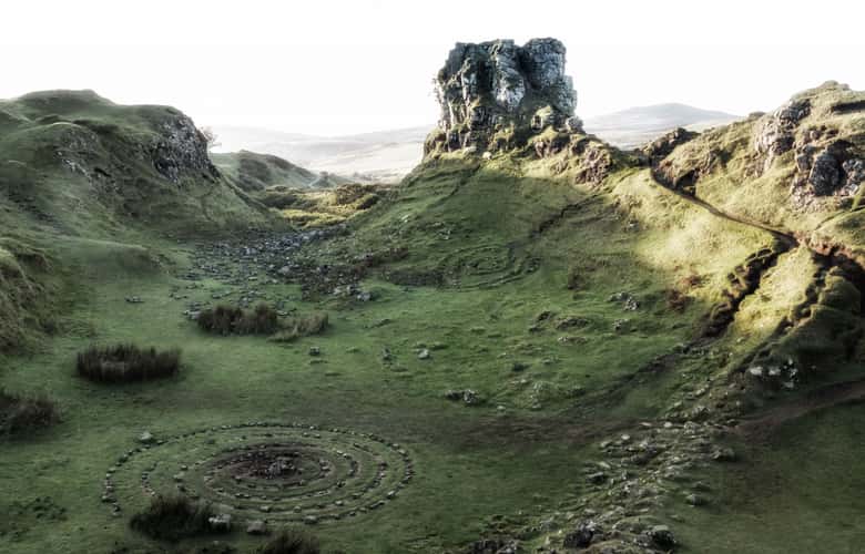 Fairy Glen Spiral, Isle of Skye
