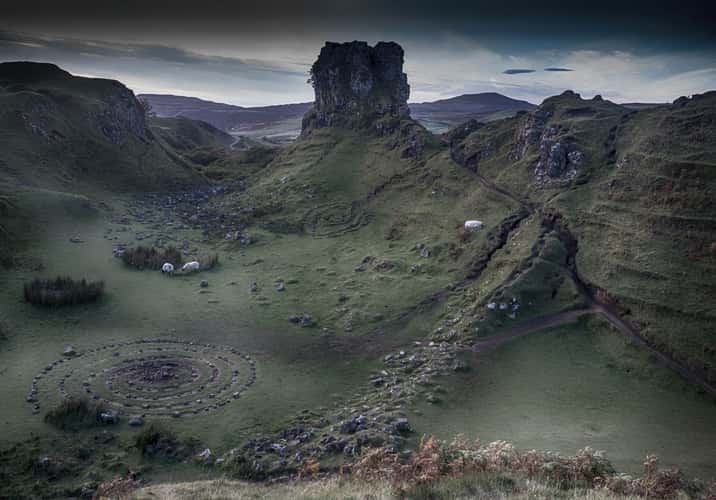 Fairy Glen Spiral, Isle of Skye