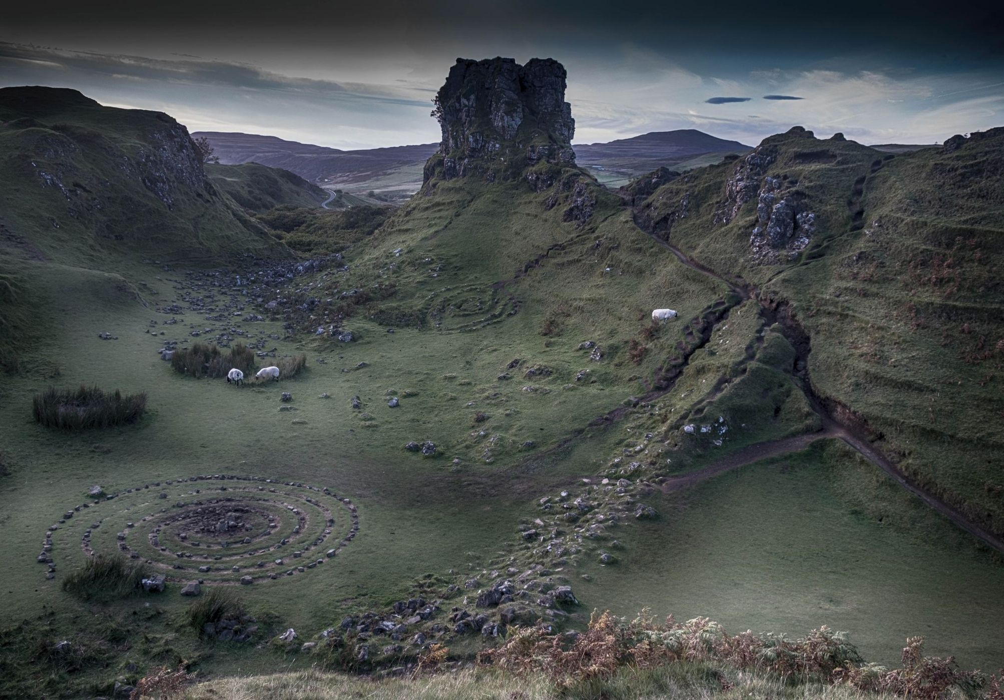 Fairy Glen Spiral, Isle of Skye, United Kingdom