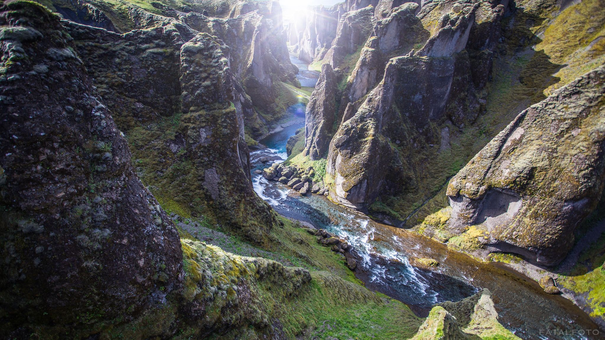 Sunset at Fjaðrárgljúfur-Canyon, Iceland