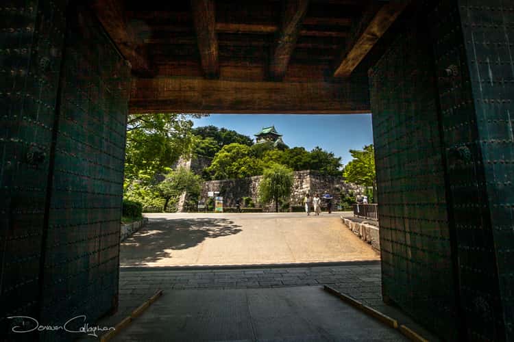 Gates to Osaka Castle