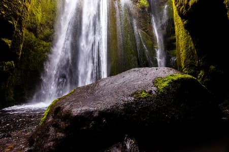 Gljufrafoss near Seljalandsfoss