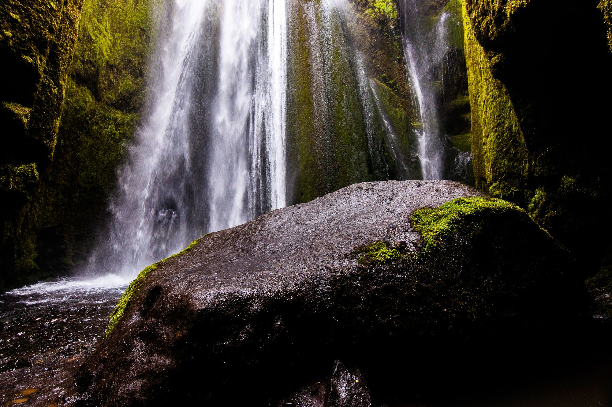 Gljufrafoss near Seljalandsfoss, Iceland
