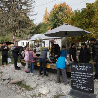 Gold Panning Arrowtown, New Zealand