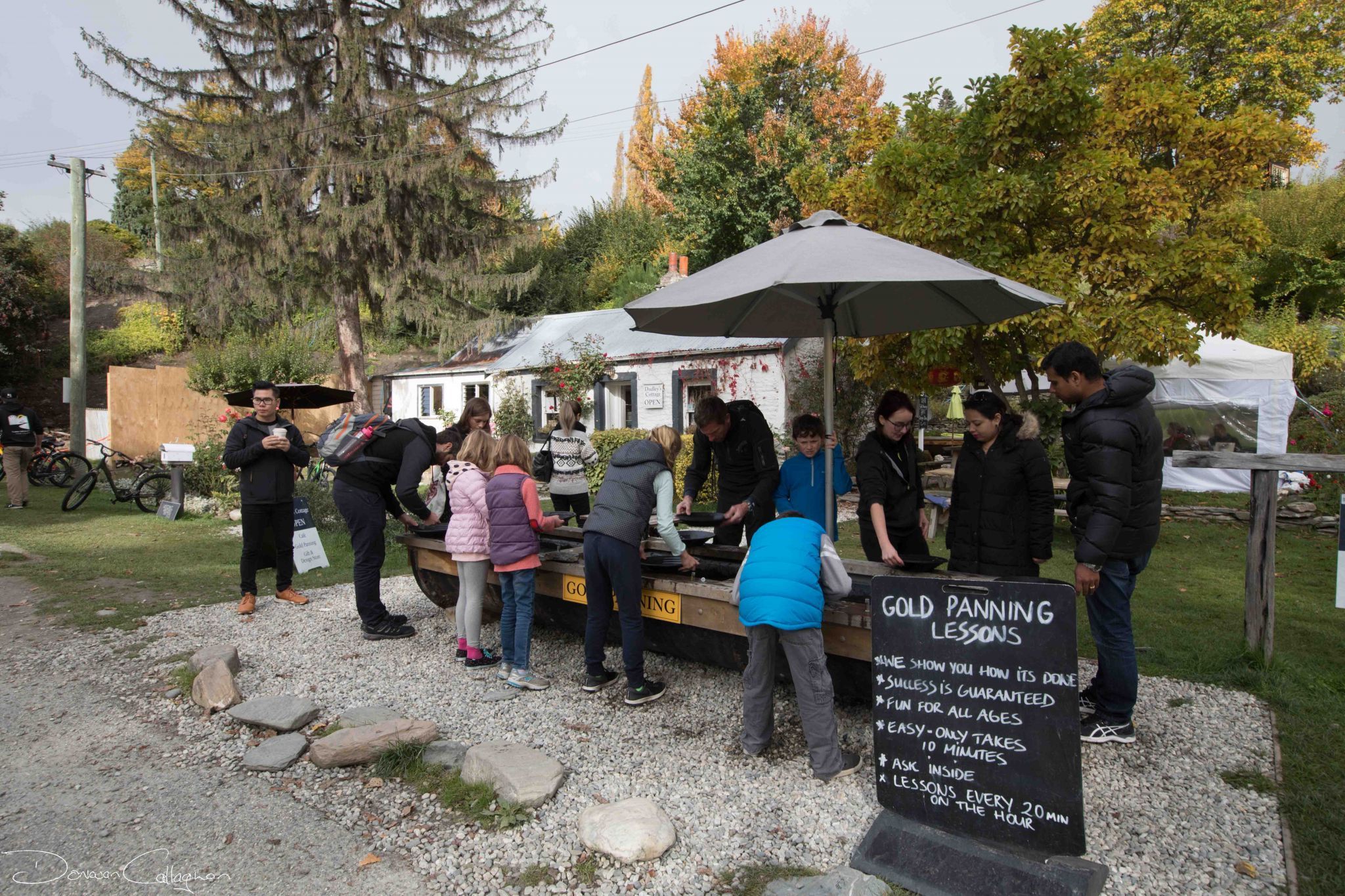 Gold Panning Arrowtown, New Zealand