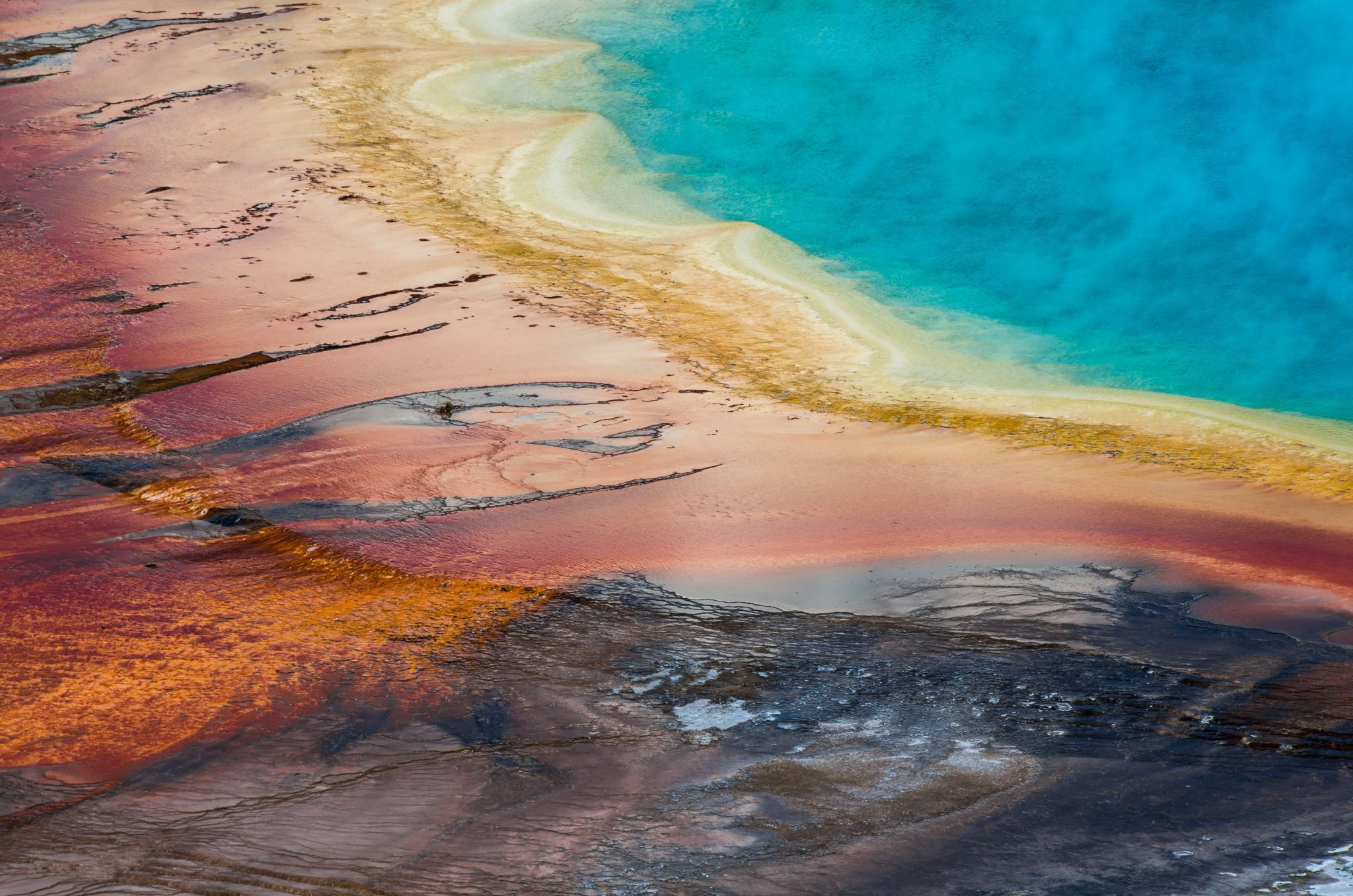 Grand Prismatic Spring, Yellowstone National Park, USA