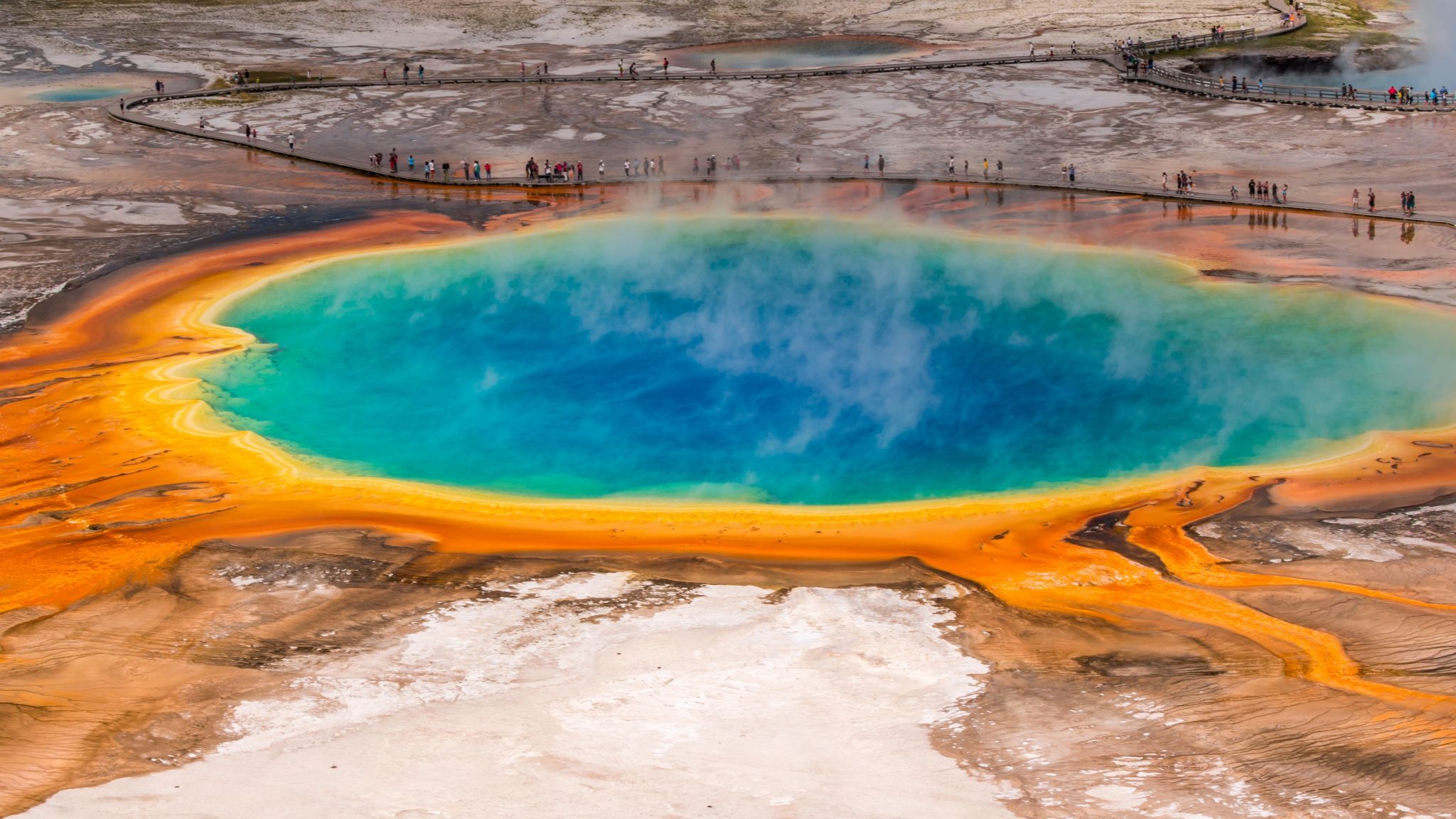 Grand Prismatic Spring, Yellowstone National Park, USA