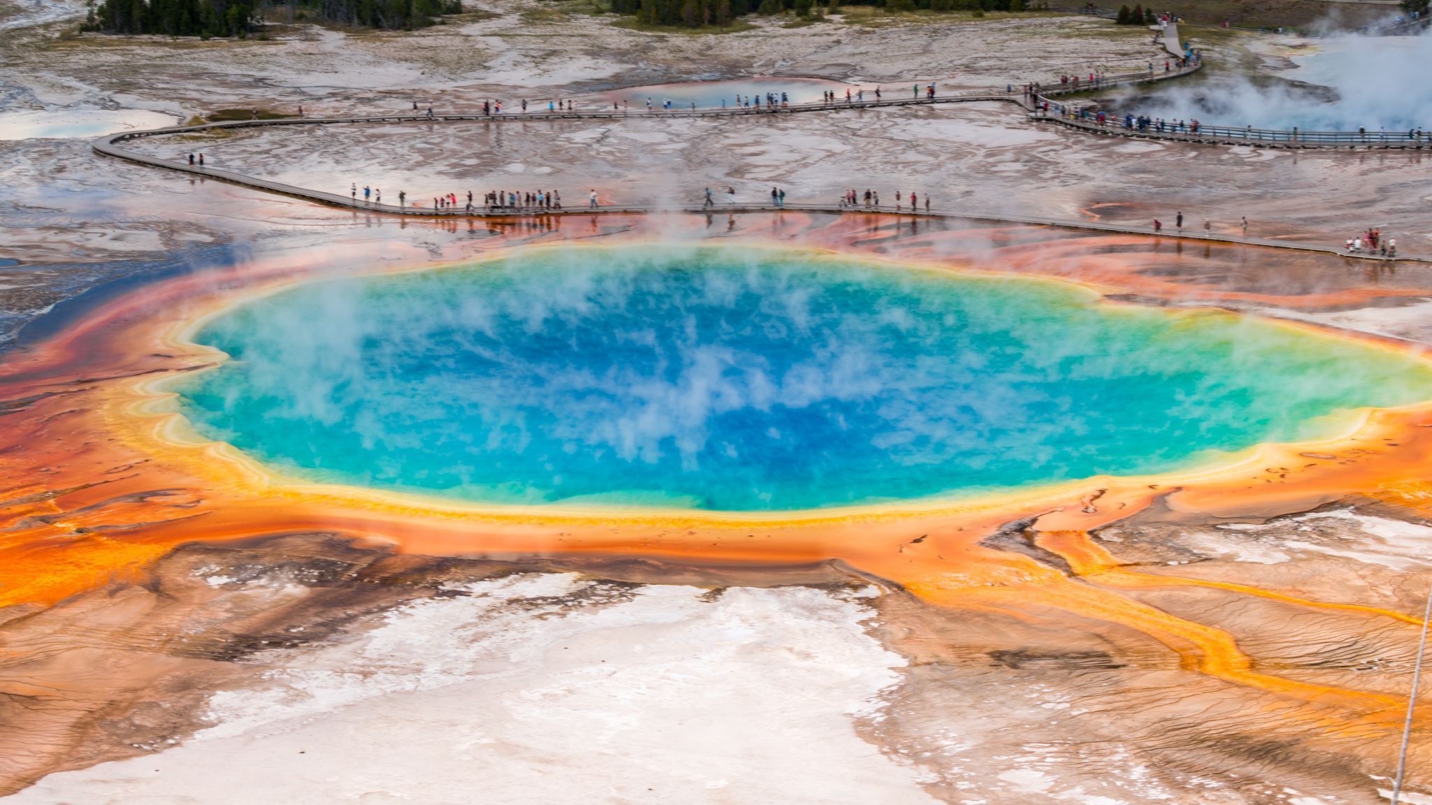 Grand Prismatic Spring, Yellowstone National Park, USA