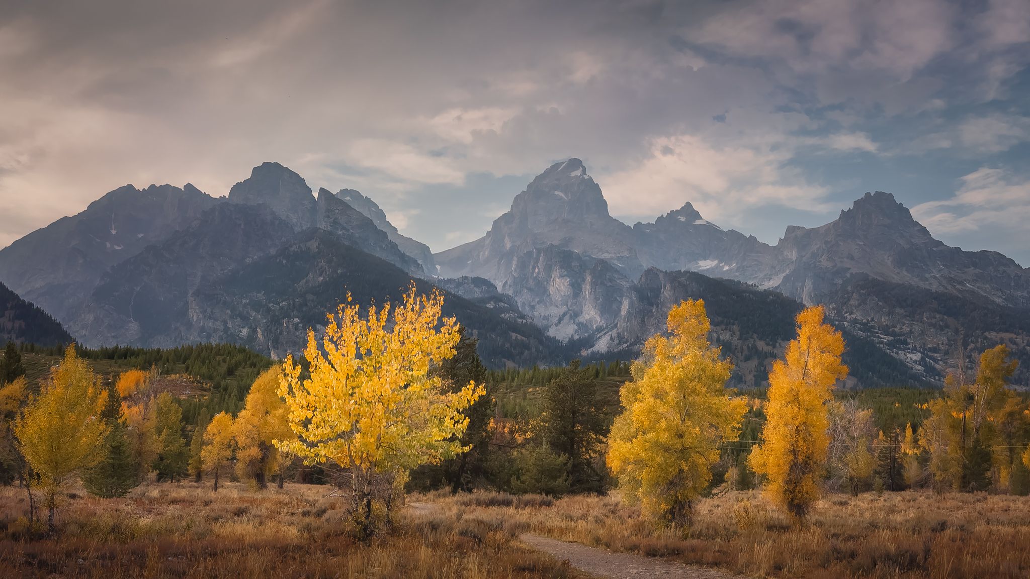 Grand Teton in Fall, USA