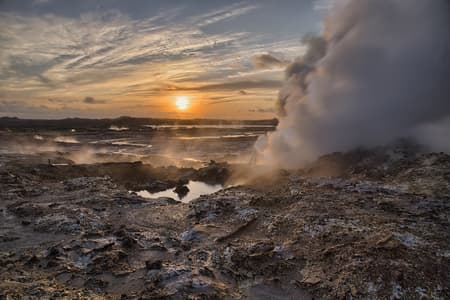 Gunnuhver hot spring