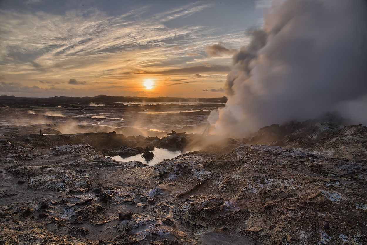 Gunnuhver hot spring, Iceland