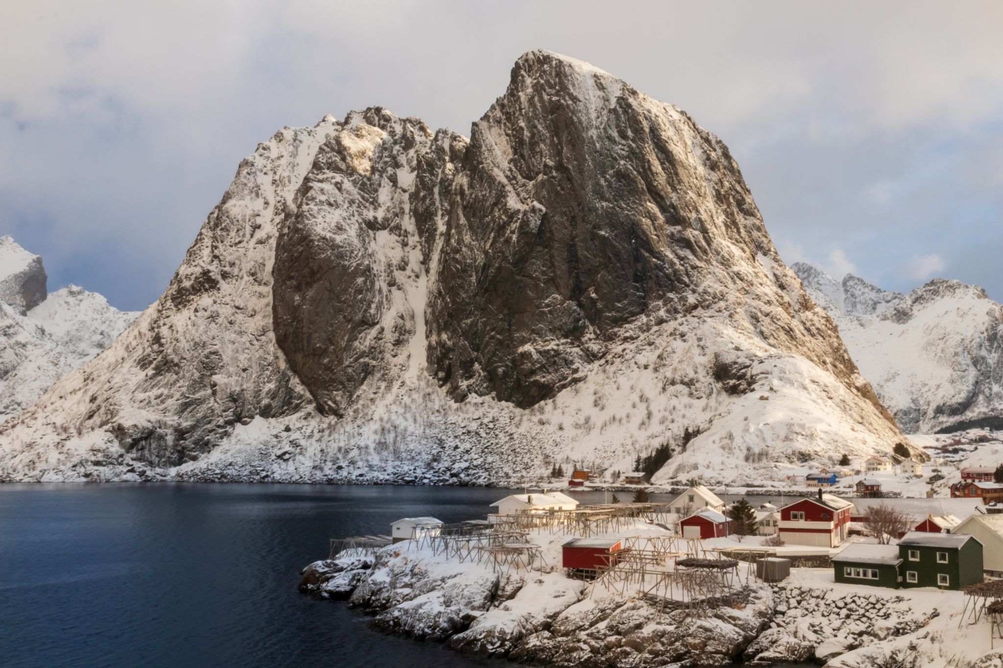 Hamnøy, classic view, Lofoten, Norway