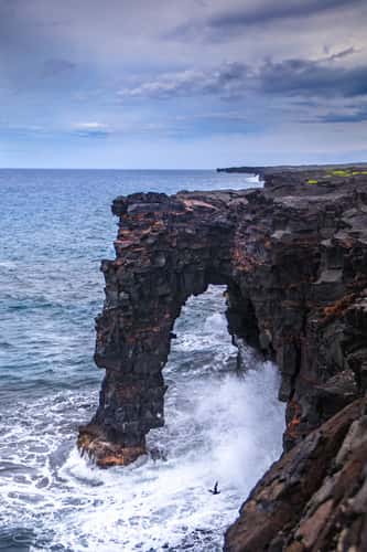 Holei Sea Arch Big Island Hawaii