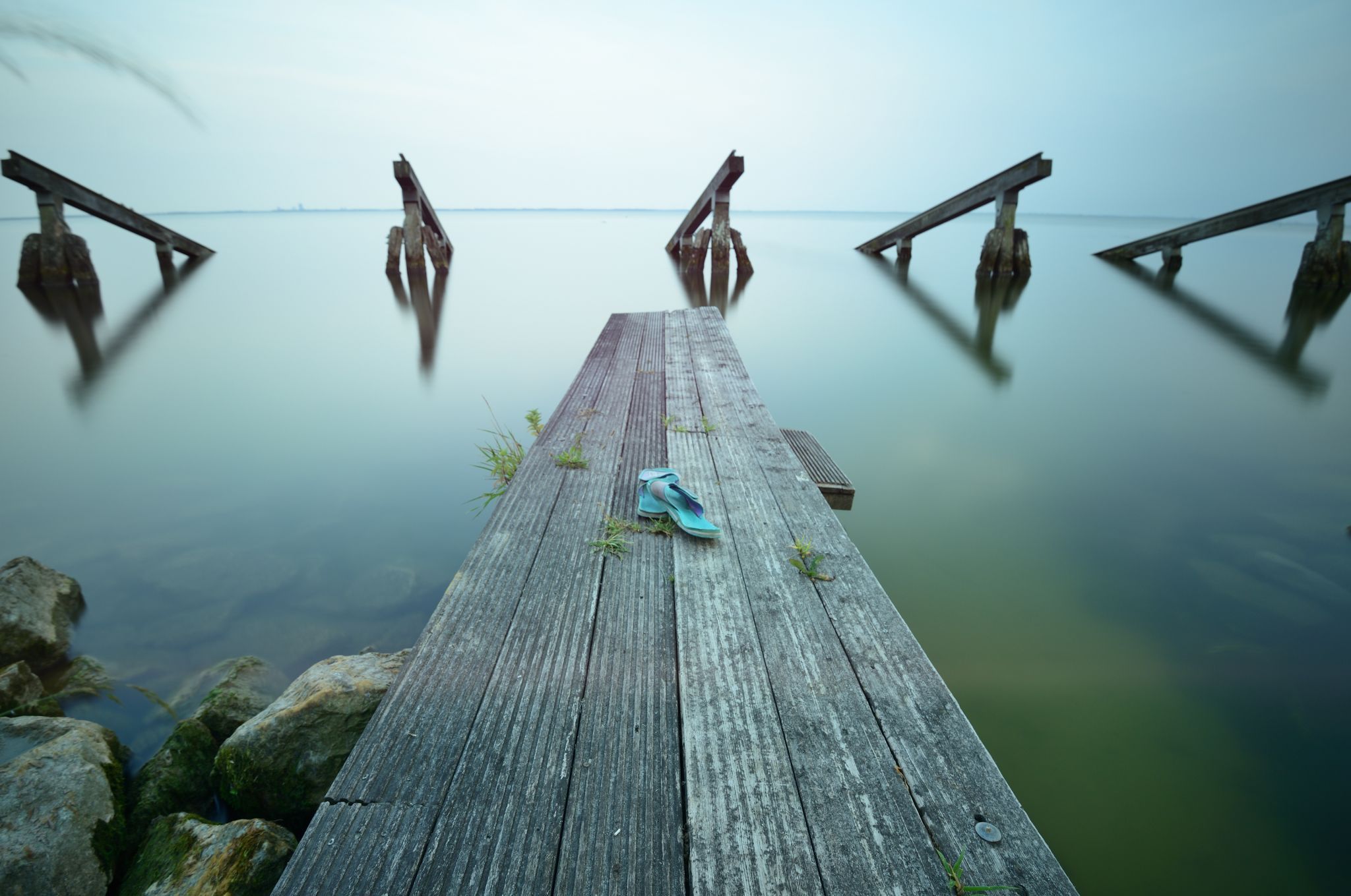 Icebreakers at Marken, Netherlands