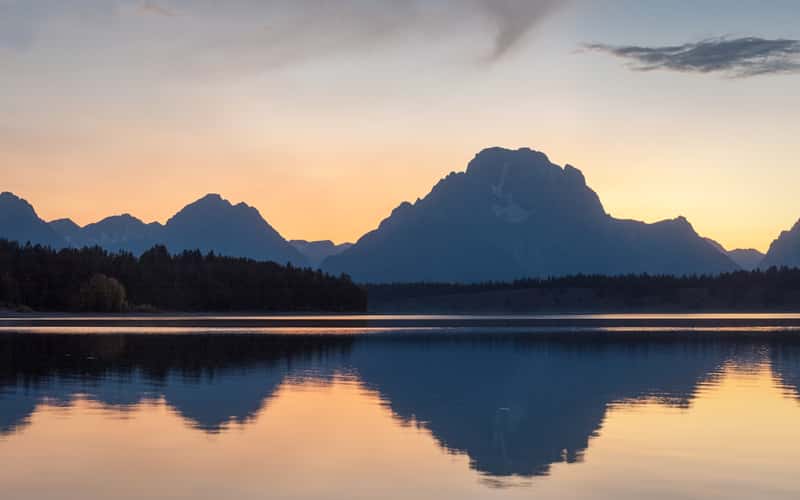 Jenny Lake and Mount Moran