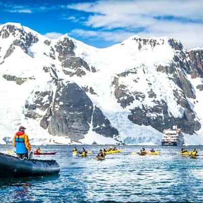 Kayaking in Antarctica, Antarctica