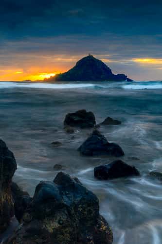 Koki Beach Park at Sunrise Hana Maui Hawaii