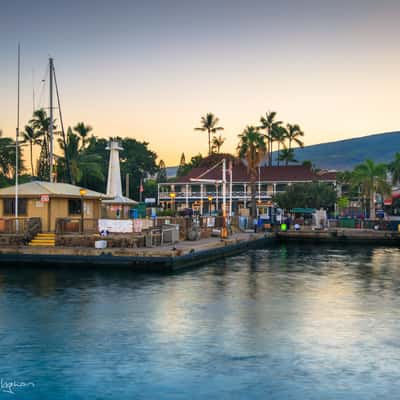 Lahaina Harbour Sunrise Maui Hawaii, USA