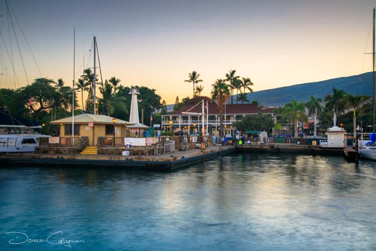Lahaina Harbour Sunrise Maui Hawaii