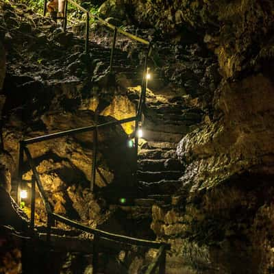 Lava Tube Cave Galapagos Islands, Ecuador