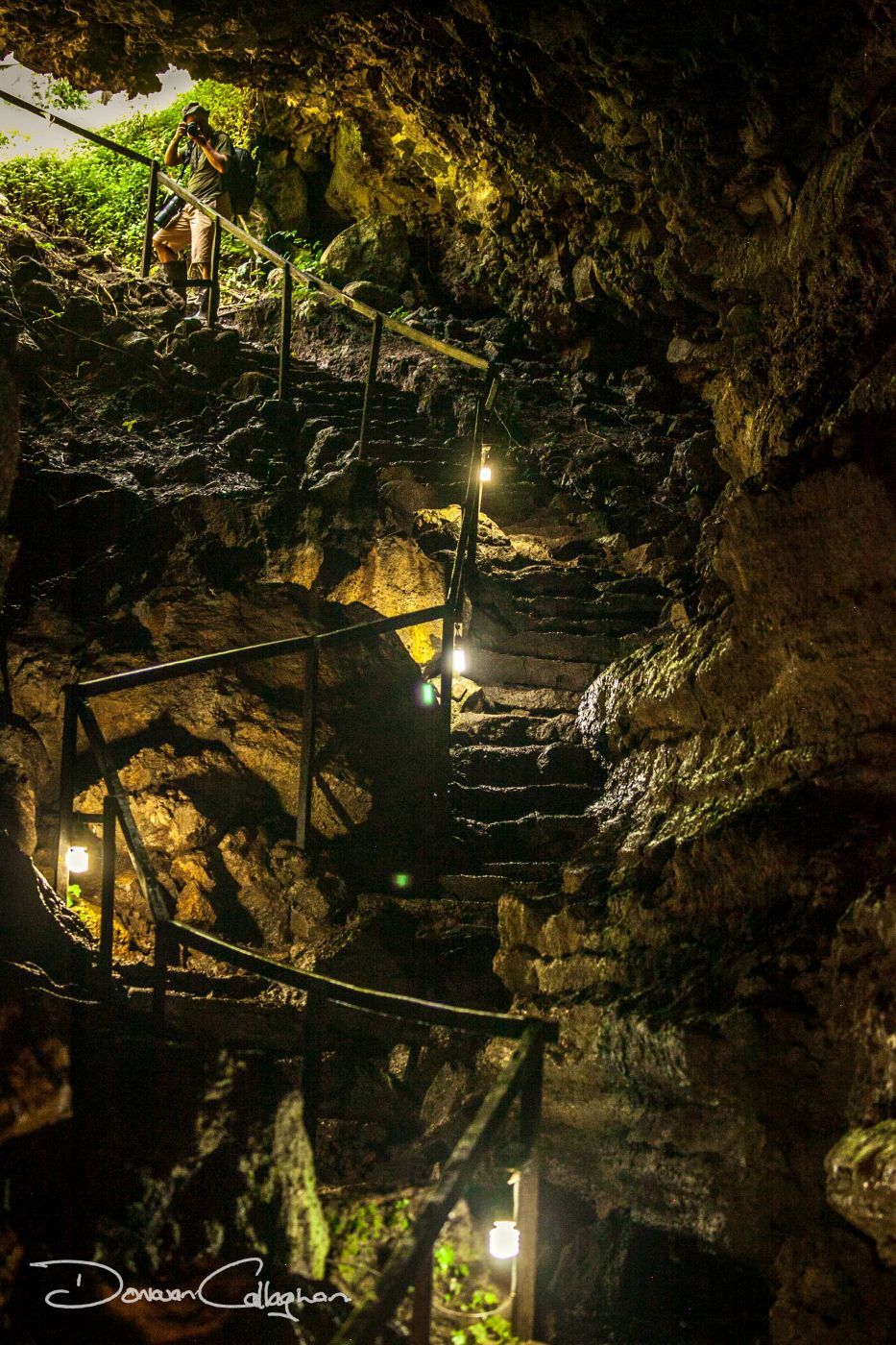 Lava Tube Cave Galapagos Islands, Ecuador