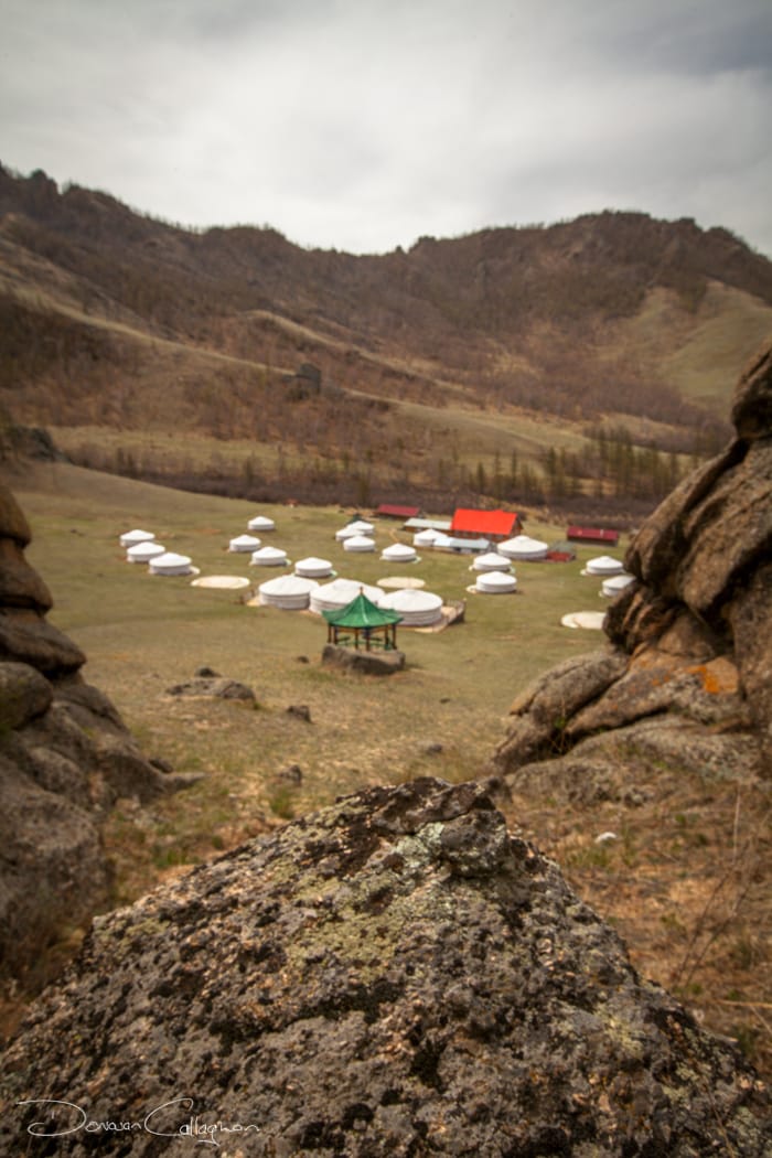 Mongolian camp site, Mongolia