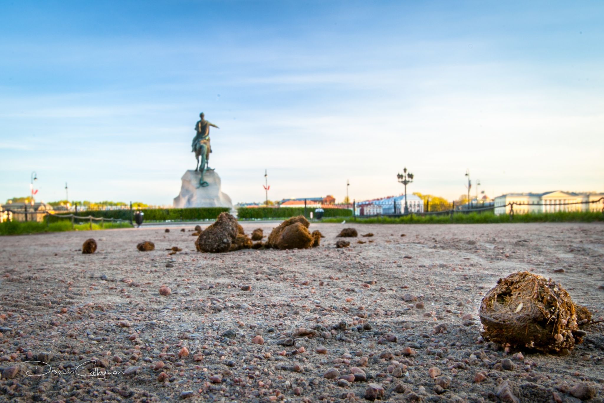 Monument to Peter the great bronze Horseman St Petersburg, Russian Federation