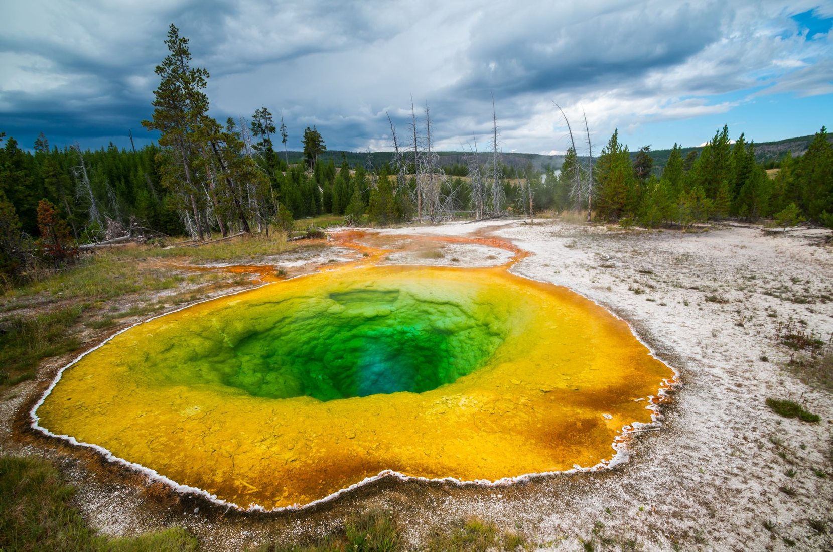 Morning Glory Pool, Yellowstone National Park, USA